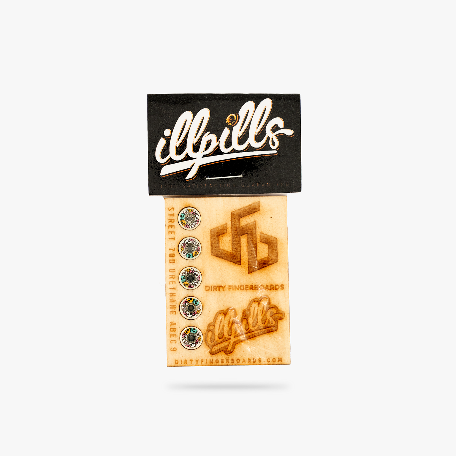 illPills 70D Street Graphic Wheels - "Skull Face"